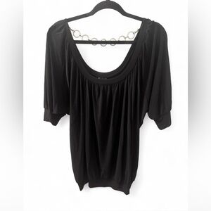 Wrapper Black Women's Blouse